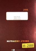 Hitachi Seiki-Hitachi Seiki 4NF-600, CNC Turning Center, Operations w/Fanuc 6T-B Manual 1981-4NF-600-01